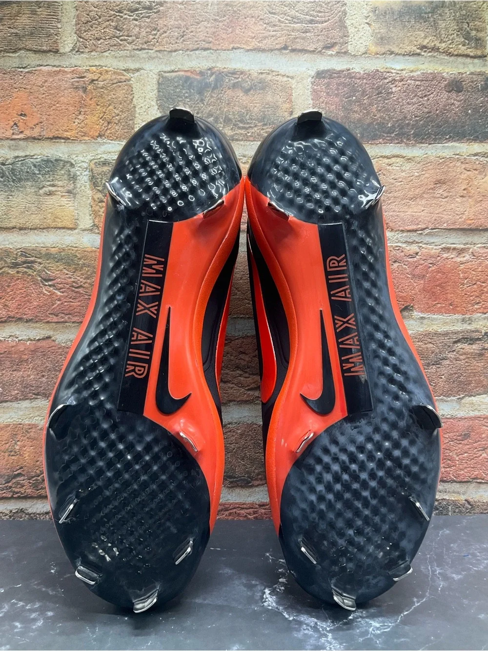 Nike Air Clipper 17 Metal Cleats Black/Red Baseball Shoes Men’s